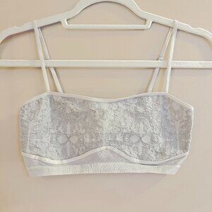 Intimately Free People Strappy Light Gray Bralette